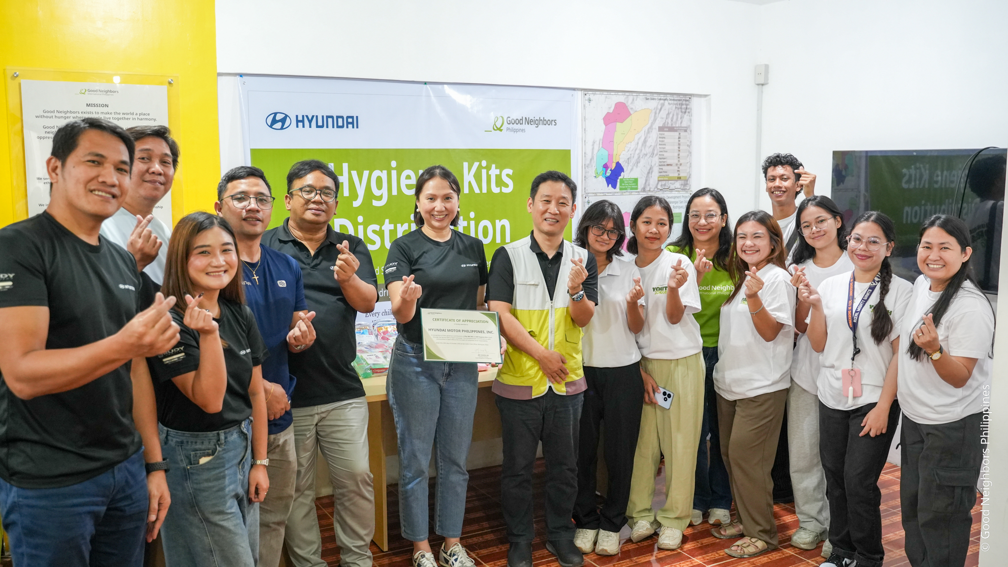 Hyundai Motors Philippines Representatives and Good Neighbors Philippines Representatives and Youth Scholars